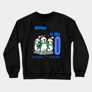 Penguin Winter Season Crewneck Sweatshirt